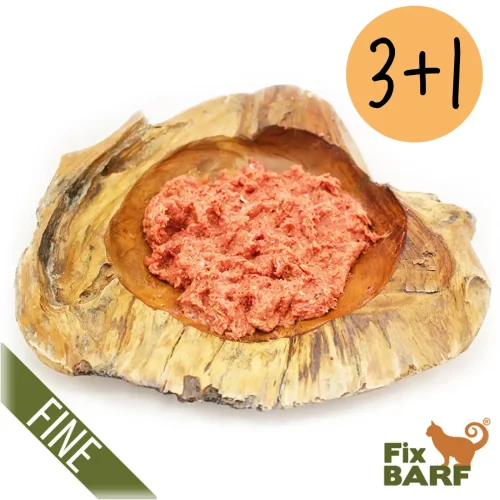 Nimm 4, zahl 3 Pute & Rotbarsch (gewolft) Komplettmenü - Fix-BARF®